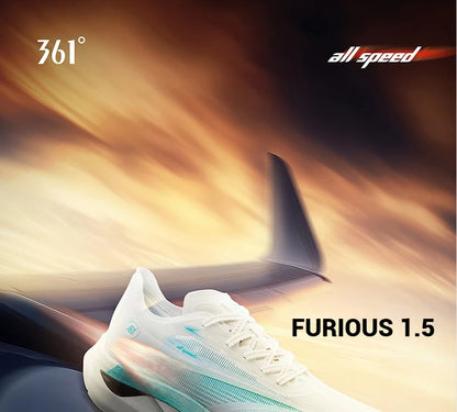 Furious 1.5 Men Running Sports Shoes Breathable Racing Marathon Rebound Cushioning Stable Male Sneakers 672512223F