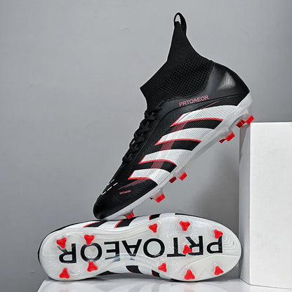 New Men Match Professional Football Boots Non-Slip TF/FG Soccer Shoes Boys Sneakers Comfortable Ankle Sports Shoes Unisex