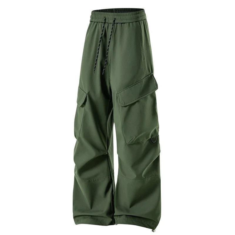 Unisex Hiking Pants Autumn Large Pocket Windproof Camping Cycling Trousers Spring Outdoor Waterproof Functional Paratrooper Pant