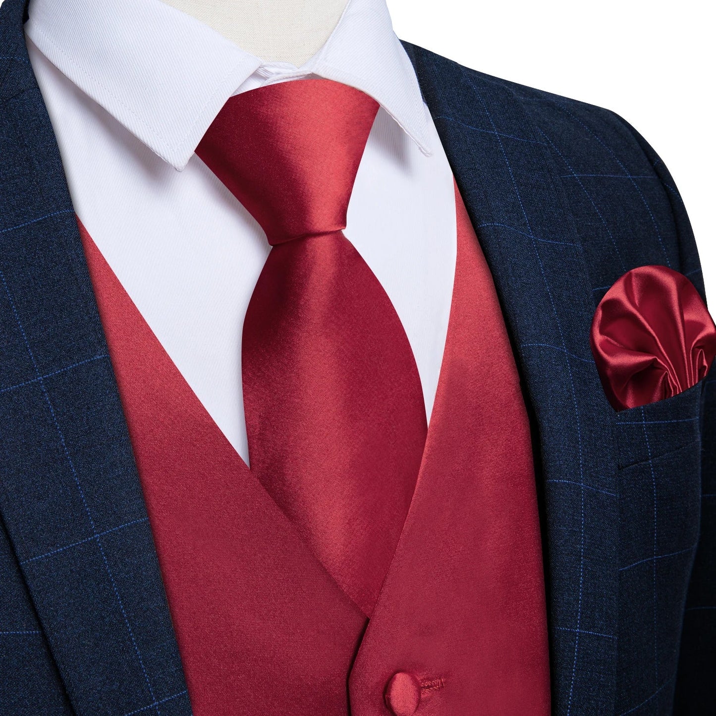 Wedding Party Green Men's Vest Shirt Accessories Fashion chaleco hombre for Man Four Seasons Wear Wholesale Necktie Handkerchief