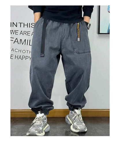 Japanese Streetwear High Quality Baggy Cargo Pants Harajuku Casual Men Clothing Plus Size Joggers Fashion Loose Work Trousers