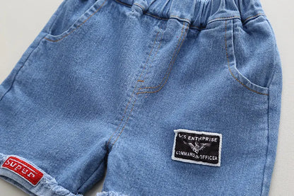 New Baby Summer Clothing Toddler Children Boy Short Sleeve Causal Letter T-shirt Pants Fashion Infant Clothes 2pcs/Set Tracksuit