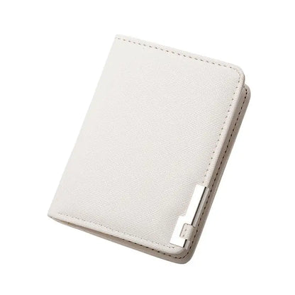 Black Faux Leather Slim Wallet with Multiple Card Slots Business Style for Men Perfect for Business Meetings