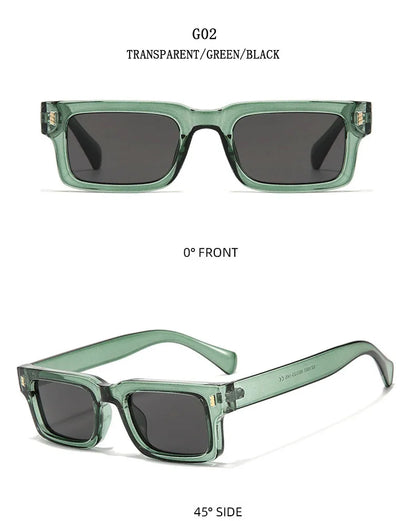New Square Sunglasses For Men 2024 Small Frame Vintage Sunglasses Women Trendy Retro Fashion Glasses Gafas De Sol Hombre Lunette