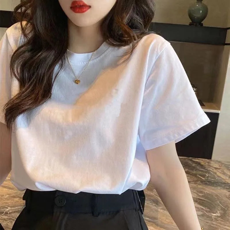 Vampire Diaries Cotton Women Girls Casual Harajuku T-shirt O-neck Short Sleeve Streetwear Ladies Graphic Summer Female T-shirt