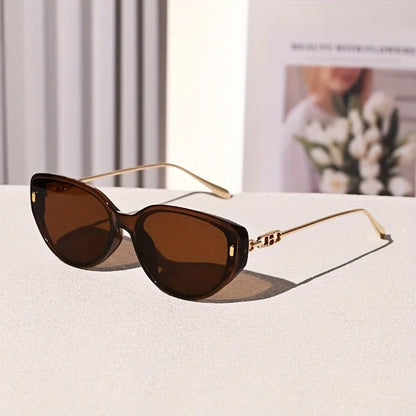 2026 New Vintage Fashion Small Cat Eye Sunglasses Lady Metal Leg Sun Glasses Women Men Retro Luxury Designer UV400 Gafas De Sol
