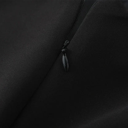 Women Fashion Solid Lace Up Backless Zipper Mini Dress Vintage Straps Square Collar Female Chic Lady Dresses