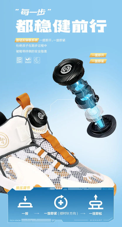 High-Quality Breathable Casual Basketball Shoes for Boys Fashionable Children's Footwear for Comfort And Style