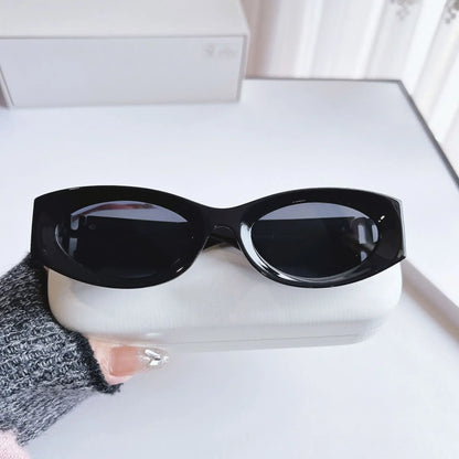 New Cat Eye Retro Fashion Sunglasses for Women Ins UV400 Vintage  UV400 Sun Glasses Gafas De Sol Vintage Sunglass Para Mujer