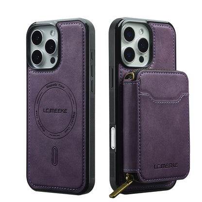 For Magsafe Magnetic Leather Phone Case for iPhone 16E 17 Air 16 15 Plus 14 13 12 11 Pro Max Wallet Card Holder Pocket Cover