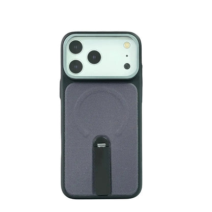 High Quality Tech Woven Magnetic Phone Cases For IPhone17 16 15 14 13 12 Pro Max Air Plus For Magsafe 360°Rotating Bracket Cover