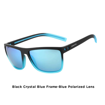 Retro Polarized Sunglasses for Men Lightweight TR90 Frame UV400 Protection Square Sun Glasses Night Vision Goggles