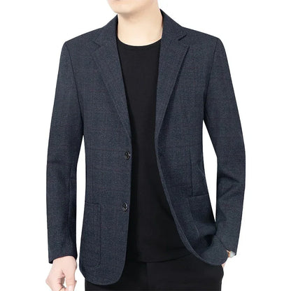 Brand Fashion Suits Blazer Mens Checked Spring Blazer for Men Stylish 2026 Autumn New in Suits Blazers Men Clothing