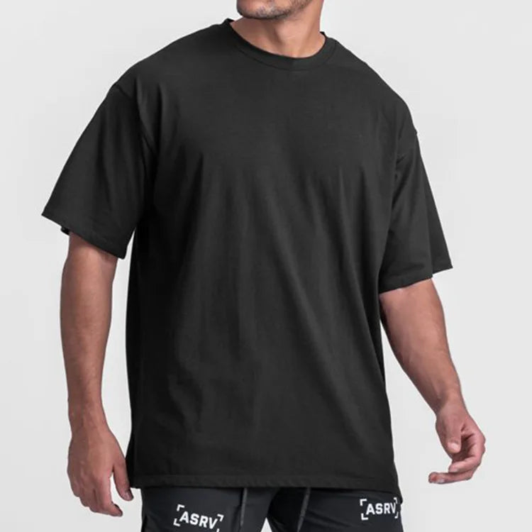 Men's Gym Splicing Quick Dry T-Shirt Breathability Patchwork Short Sleeve Sport T Shirt Fitness Shirt Trainer Sportswear