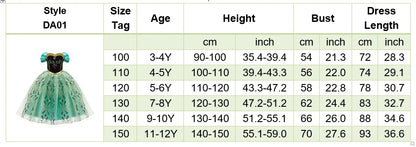 Children Princess Clothing Kids Elsa Anna Cinderella Rapunzel Party Cosplay Dresses Little Girls Christmas Halloween Dress Up