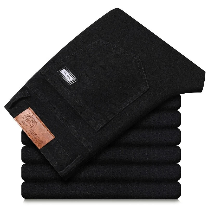 New Autumn Stretch Jeans Men's Clothing Slim Fashion Comfortable Hip-hop High Streetwear Male Elasticity Denim Trousers