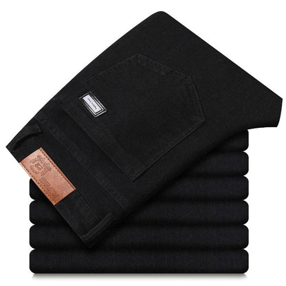 New Autumn Stretch Jeans Men's Clothing Slim Fashion Comfortable Hip-hop High Streetwear Male Elasticity Denim Trousers