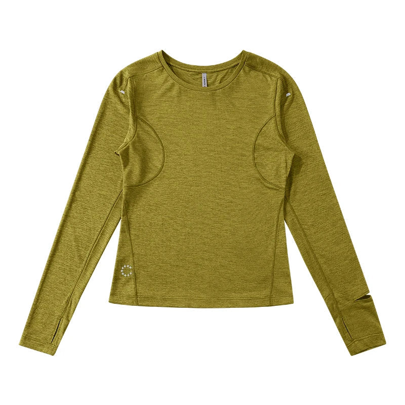 Rudolf Lightweight Quick - Dry Long - Sleeve Running T - Shirt | Breathable Outdoor Top  Summer Women's Long-sleeve Sportswear