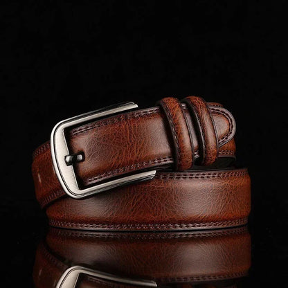 1Pc 3.7*110-130cm Men's 2nd Cowskin Leather Belts Male Designer Business Waistband Crafts for Adults Jeans Accessories