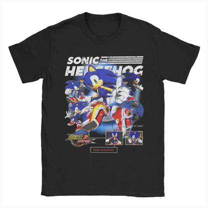Men's Hedgehoged Shadowed T Shirt  Pure Cotton Clothes Novelty Short Sleeve Round Neck Tee Shirt Summer T-Shirts