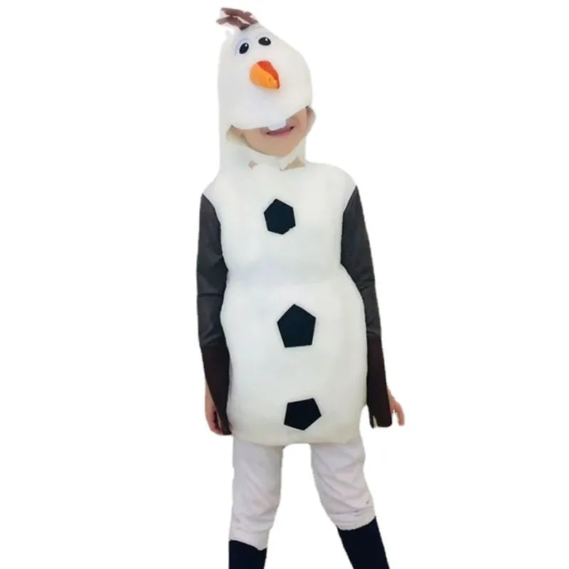 Santa Olaf Costume Kids Infant Cute Snowman Baby Boys Girls Christmas Jumpsuit Santa Clothes Holiday Outfit For Toddler Child