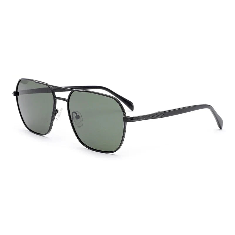 Fashion Aviator Polarized Prescription Sunglasses Mens Trend Metal Pilot Uv400 Protection Pilot Corrective Sun Glasses