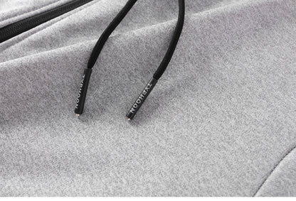 Winter Fleece Jacket Men's Casual Thickened Wool Jacket Warm Zipper Hoodies Cardigan Sports Long Sleeve Sweatshirts Hooded Coat