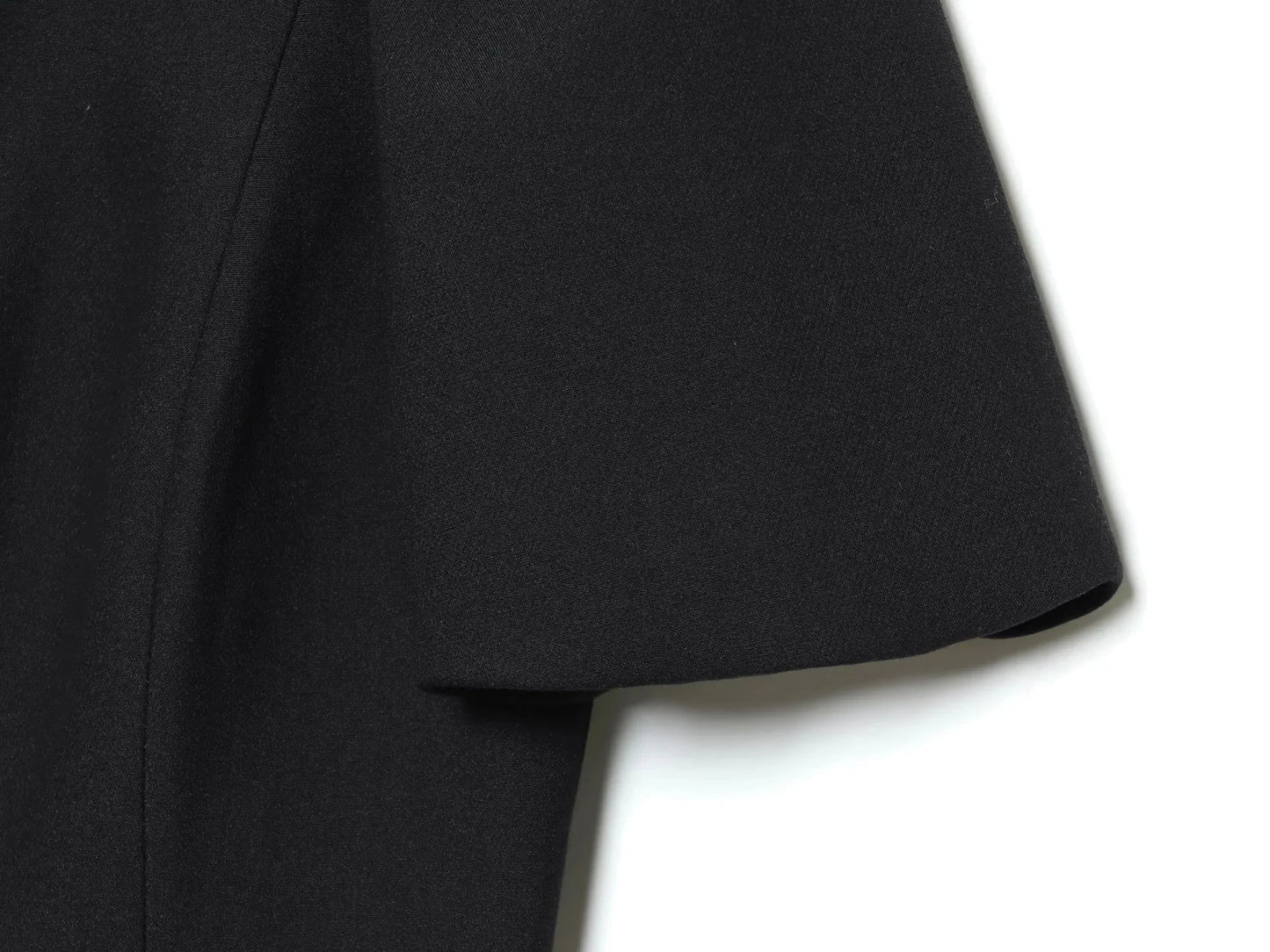 Elegant Holiday Chic Women Mini Dress Black O-Neck Zipper Short Puff Sleeve Dress Fashion 2026 Spring Summer Party Dress