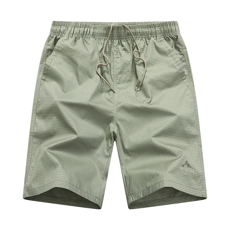 Big Size Men's Casual Shorts Lightweight Running Shorts Elastic Waist Outdoor Cool Breathable Short