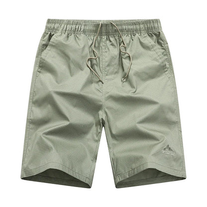 Big Size Men's Casual Shorts Lightweight Running Shorts Elastic Waist Outdoor Cool Breathable Short