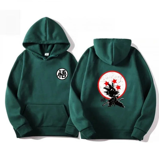 Dragon Ball Hoodie - Premium Cotton, Breathable & Elastic | Stylish Pullover Hoodie | Perfect for Anime, Casual & Leisure!