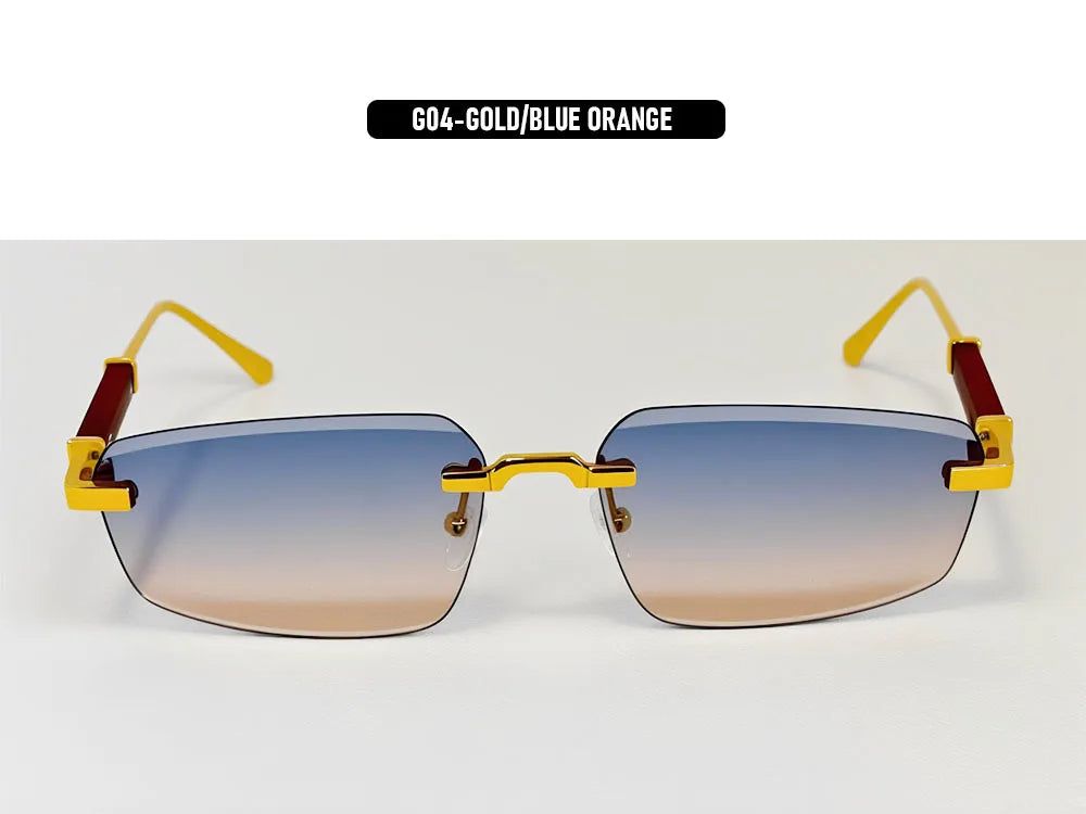 Rimless Sunglasses Women 2026 UV400 Protection Fashion Glasses Vintage Sunscreen Shades Lentes De Sol Mujer Lunette Soleil Femme