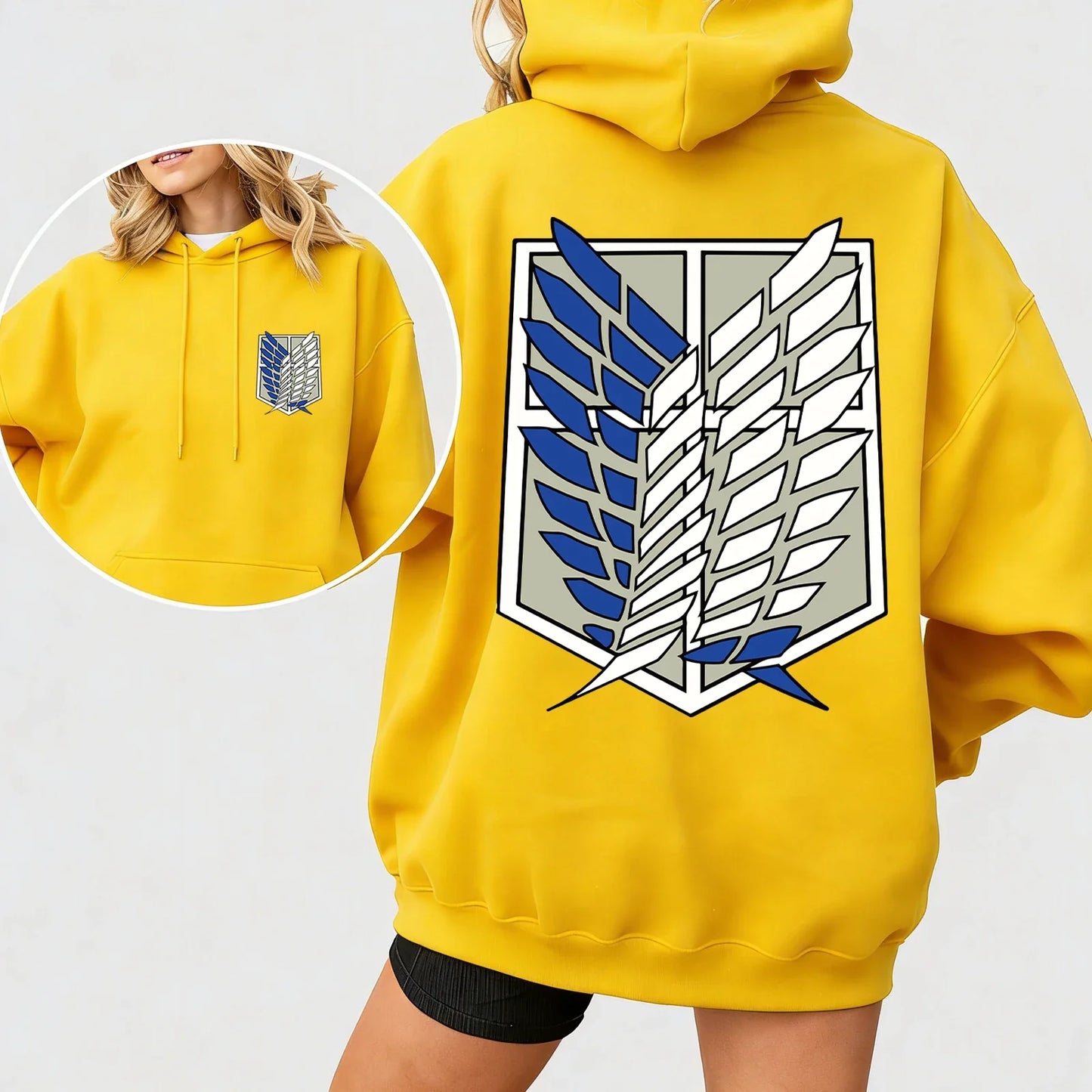 Attack on Titan Cosplay Hoodie Man Woman Harajuku Long Sleeve Pullover Tops Sweatshirt Gift