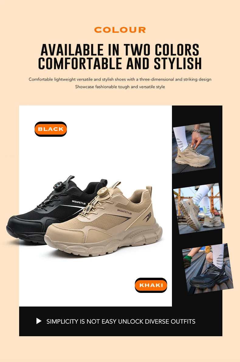 New 2025 Insulation Shoes Construction Work Boots Anti-smash Anti-puncture Safety Shoes Men Steel Toe Boots Indestructible Shoes