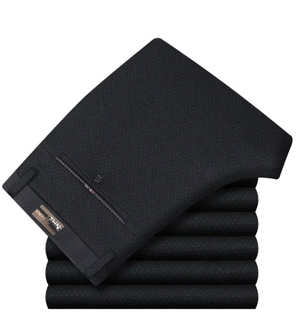 Men's Suit Pants High Quality Summer Men Dress Pants Straight Business Mens Formal Pants Big Size Classical Trousers