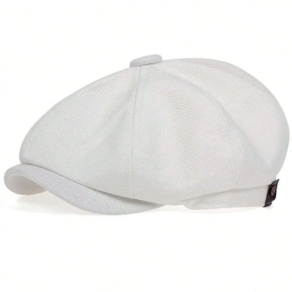 Men Casual Newsboy Hat Spring Autumn Retro Beret Hats Wild Casual Hats Unisex Wild Octagonal Cap for Men Street Caps Gorras