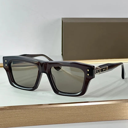 New 458 High Quality Square Gradient Sunglasses Frame Men and Women Delicate Handmade Senior Luxury Classical Eyeglasses