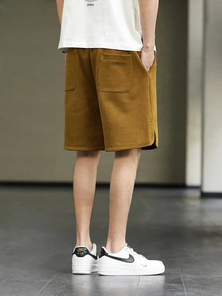 2024 New Summer Men's Shorts Drawstring Baggy Sweatshorts Male Wide Short Pants Sweatpants Streetwear Plus Size 8XL