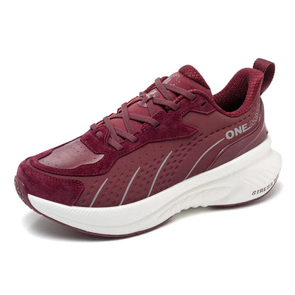 Winter Training Running Shoes for Men Sport Shoes Leather Warm Wear-resistant Female Jogging Shoes Walking Sneakers