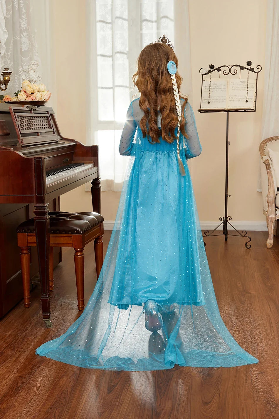 Children Princess Clothing Kids Elsa Anna Cinderella Rapunzel Party Cosplay Dresses Little Girls Christmas Halloween Dress Up