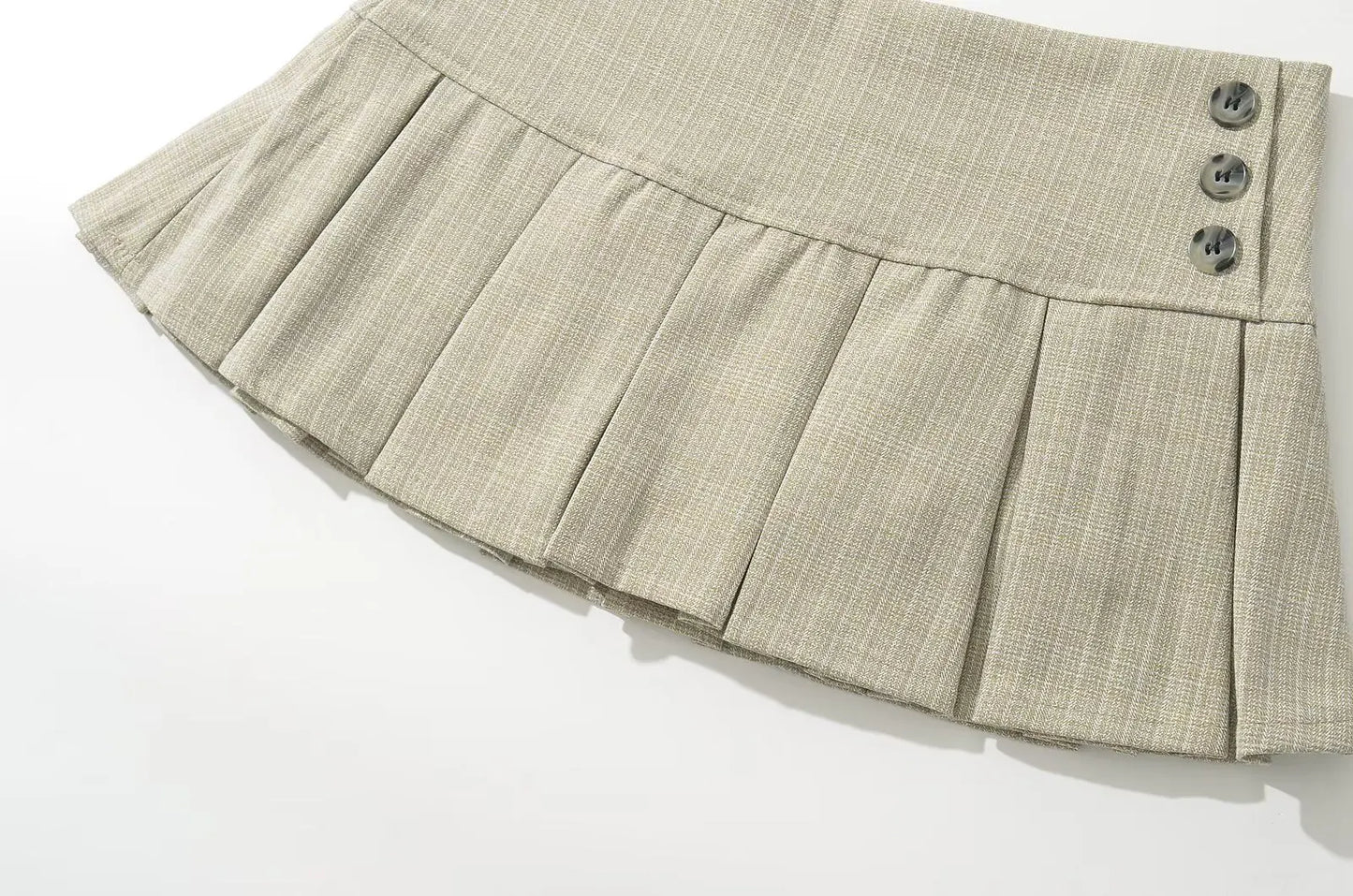 American Retro Pleated Mini Skirt Women Sexy Low Waist Summer Skirts Cool Girl Y2K saia