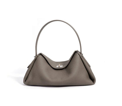 Minimalist Lady Soft Genuine Leather Pillow Crossbody Bag Women's Convertible Shoulder Bags 2026 New Chic Solid Color Handbag