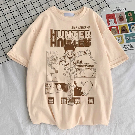 Hunter x Hunter t-shirt women kawaii harajuku  aesthetic anime Breathable Gothic t-shirt Comfortable aesthetic anime Grunge Punk