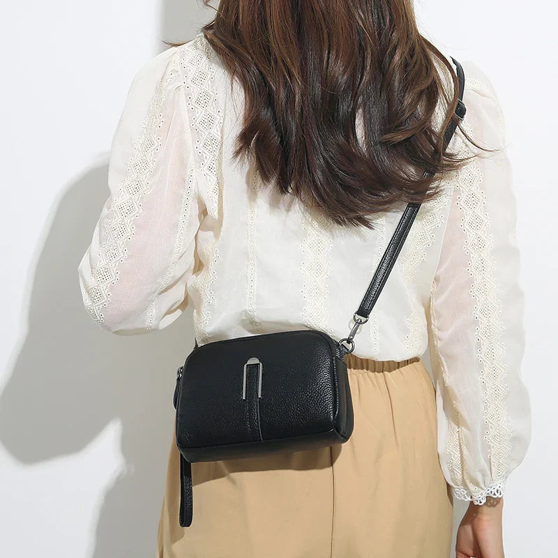 Genuine Leather Bag Luxury Women's Handbags Bag for Woman 2022 Female Clutch Phone Bags Shoulder Bag Crossbody Messenger Pack