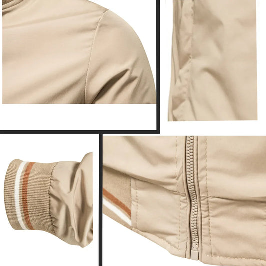 2025 Spring Summer Bomber Jacket Men Black Casual Slim Fit Baseball Mens Jackets New Autumn Fashion High Quality Jackets for Men
