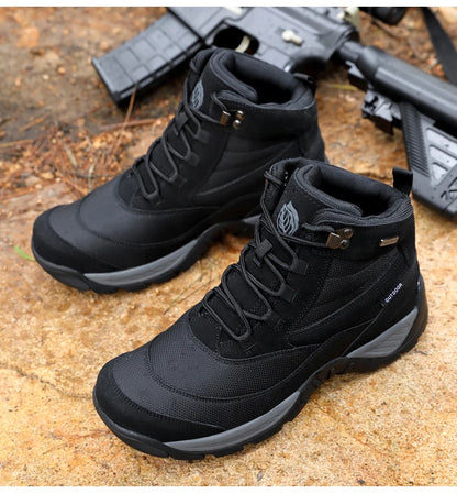 Men Tactical Boots Waterproof Army Plus Work Climbing Shoes Size Boot Anti-Slip Casual Outdoor Military Brand Ankle Hiking Shoes