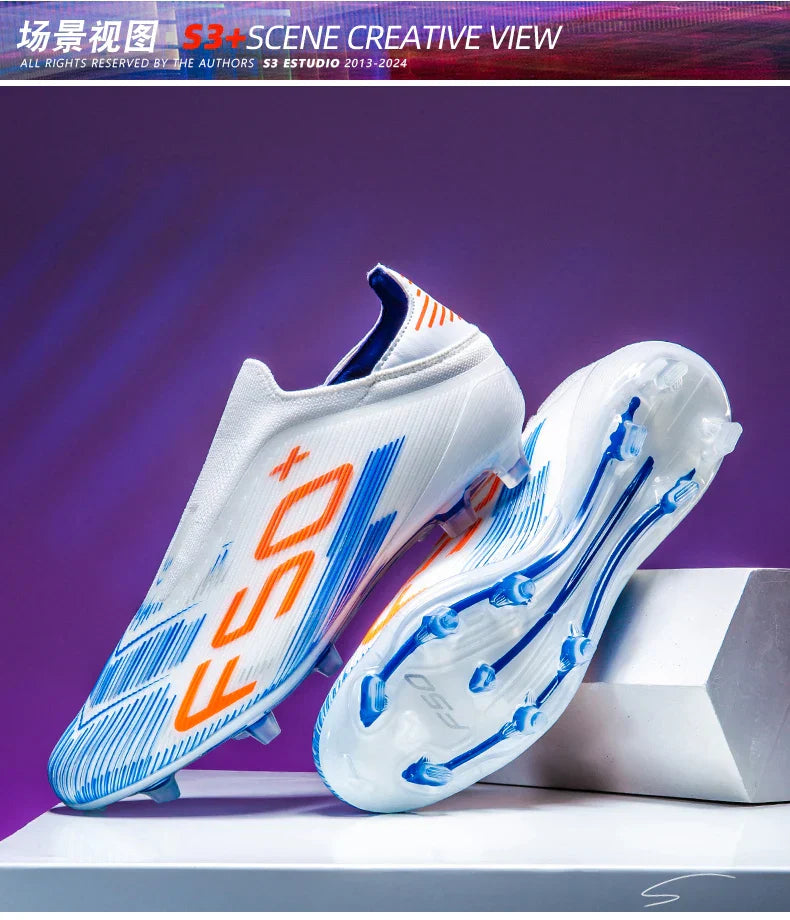 New Men's Soccer Shoes Grass Cleats Futsal Non Slip Indoor Ultralight Fg Turf Football Boots Sport Comfortable Adult Non-Slip