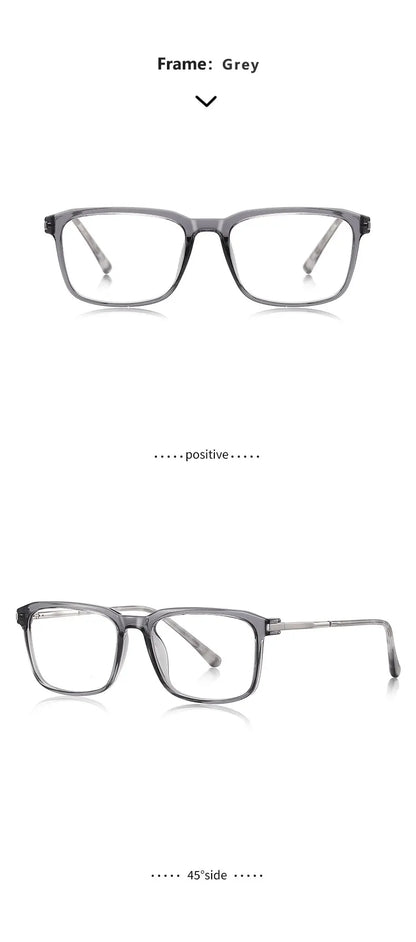 New Classic Geometric Simple Square Frame Design Men's Anti-blue Light Glasses Can Be Customized Prescription LS213