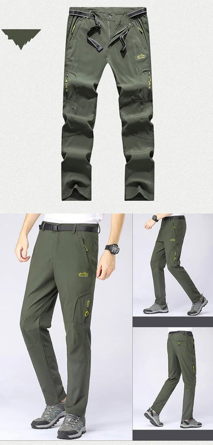 XL-5XL Lightweight Thin Summer Pants for Men Sweatpants Stretch Quick Dry Trousers Men Hiking Camping Men's Pants Joggers Summer