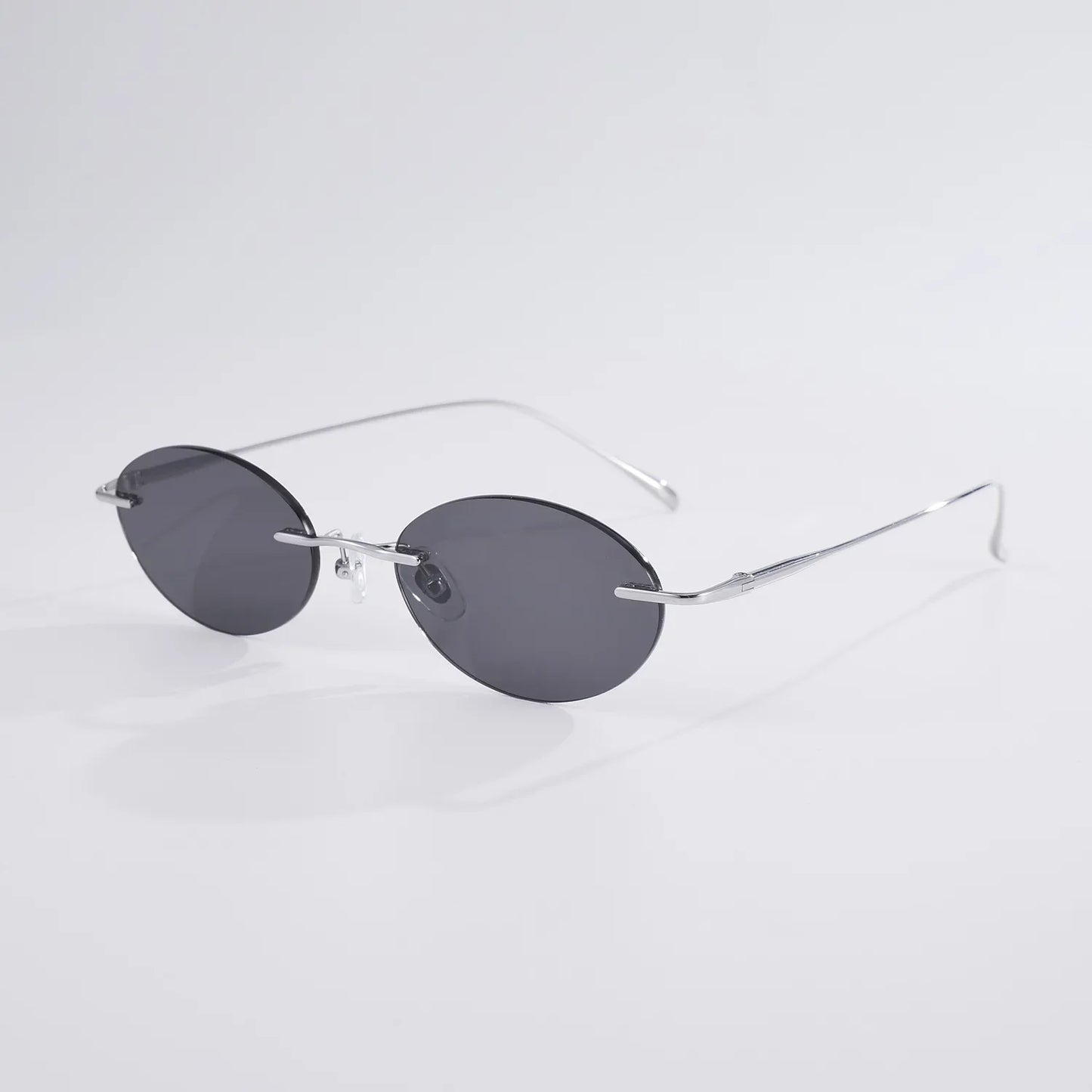 Fashion Frameless Women Polarized Sunglasses Travel Photography Sunglass Pure Titanium Frame Men Punk Sun Glasses Shades UV400